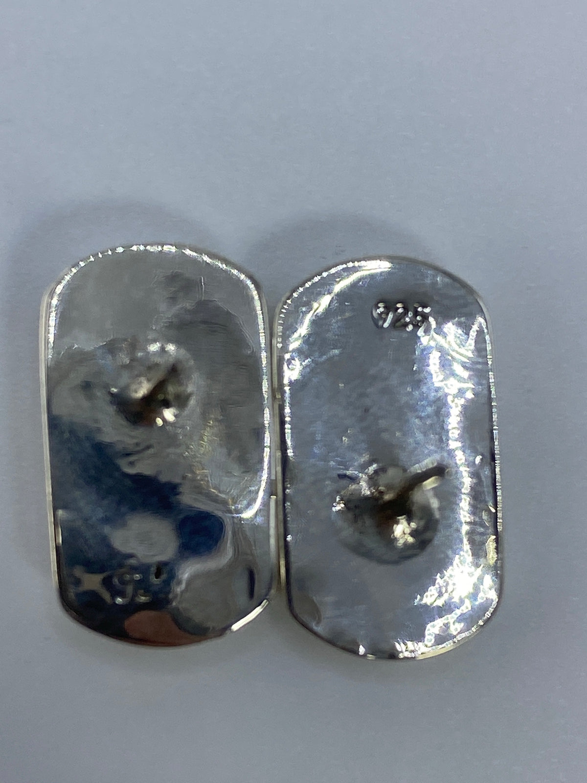 Aretes de Plata con Ópalo de Fuego — Taxco 925 — foto 5