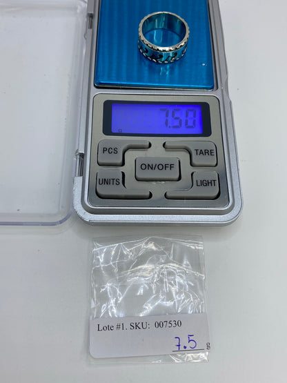Anillo de Plata Repujado Geométrico — Taxco 925 — foto 6