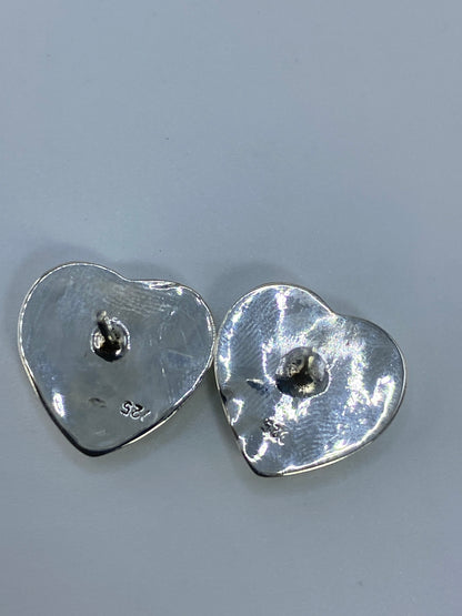 Aretes de Plata con Ópalo de Fuego — Taxco 925 — foto 5