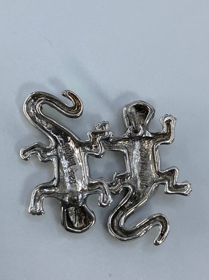 Aretes de Plata con Ópalo de Fuego — Taxco 925 — foto 5