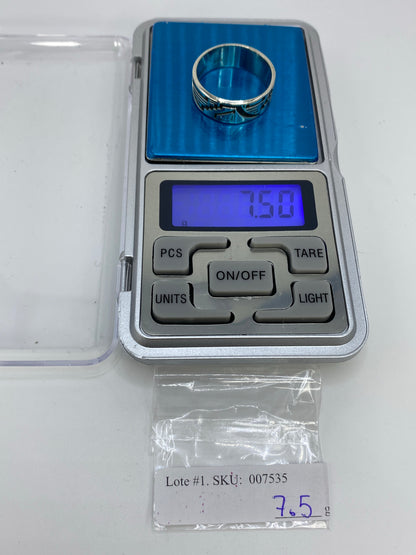 Anillo de Plata Repujado Prehispánico — Taxco 925 — foto 6