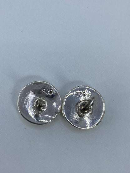 Aretes de Plata con Ópalo de Fuego — Taxco 925 — foto 5