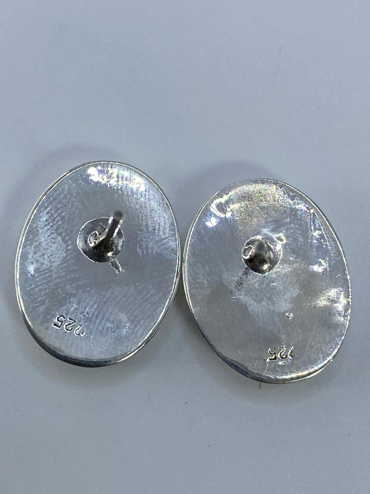 Aretes de Plata con Ópalo de Fuego Verde — Taxco 925 — foto 5