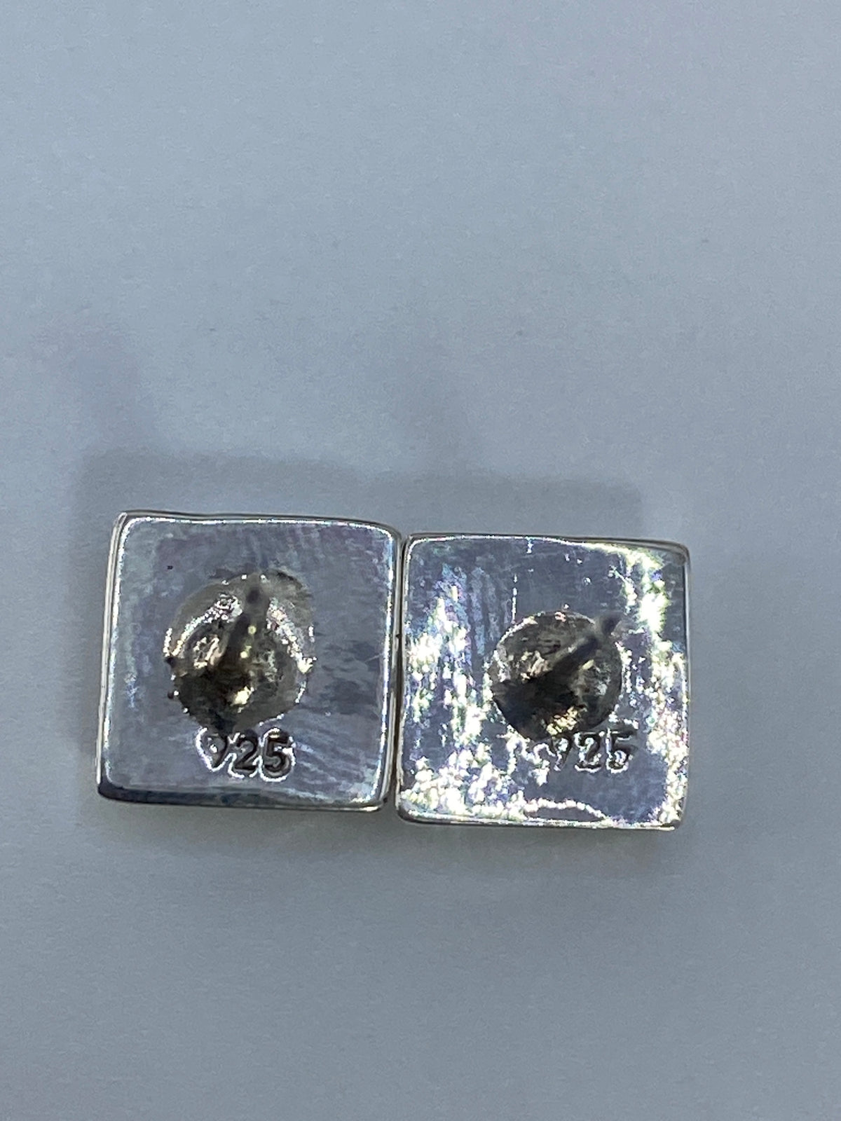 Aretes de Plata con Ópalo de Fuego Verde — Taxco 925 — foto 5
