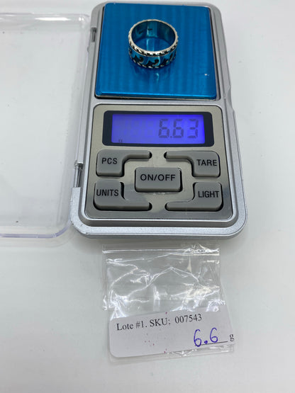 Anillo de Plata Repujado Étnico — Taxco 925 — foto 6