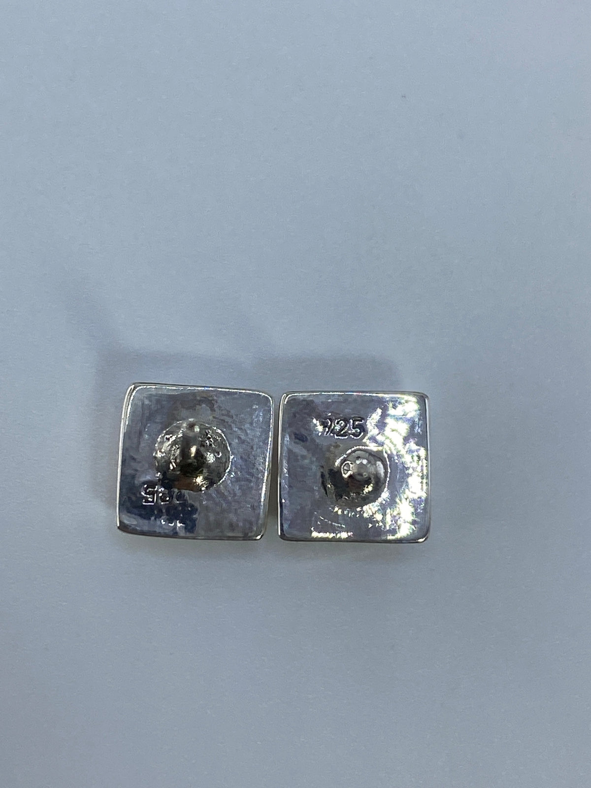 Aretes de Plata con Ópalo de Fuego Verde — Taxco 925 — foto 5