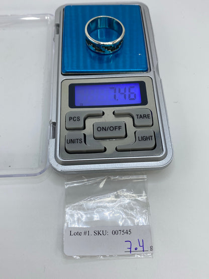 Anillo Repujado Prehispánico — Plata 925 Taxco — foto 6