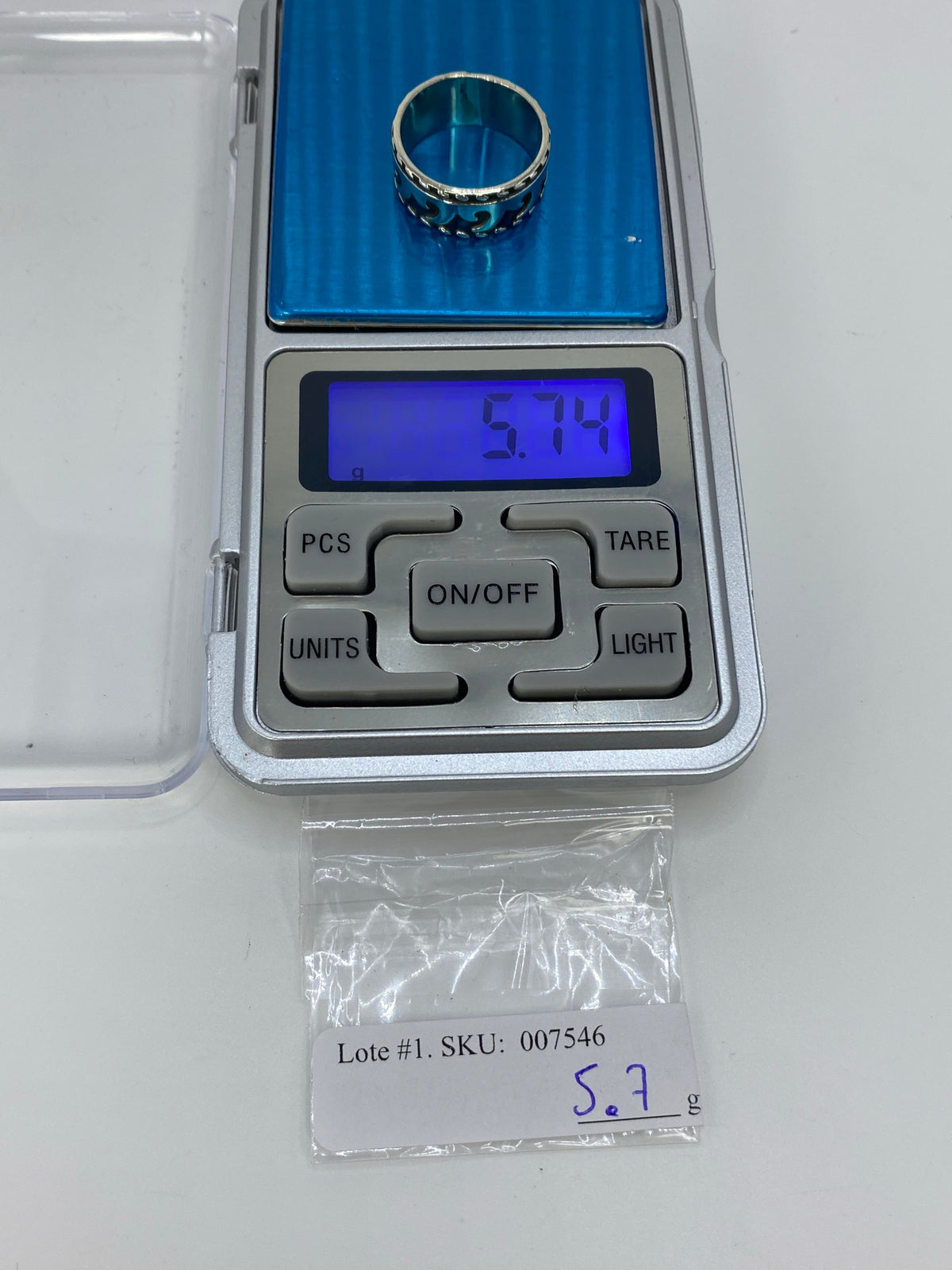 Anillo de Plata Repujado Étnico — Taxco 925 — foto 6