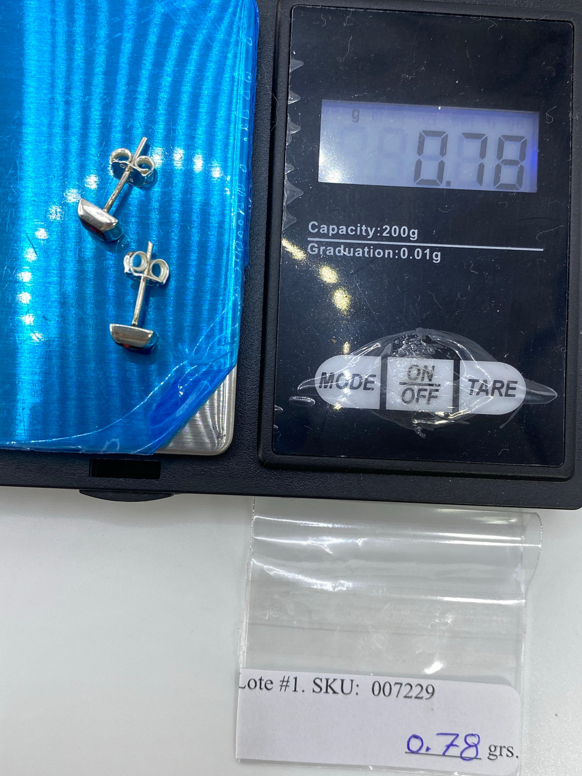 Aretes de Plata con Ópalo de Fuego Multicolor — Taxco 925 — foto 6