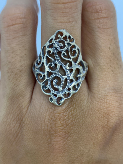 Anillo de Plata Calado Abierto — Taxco 925 — foto 5