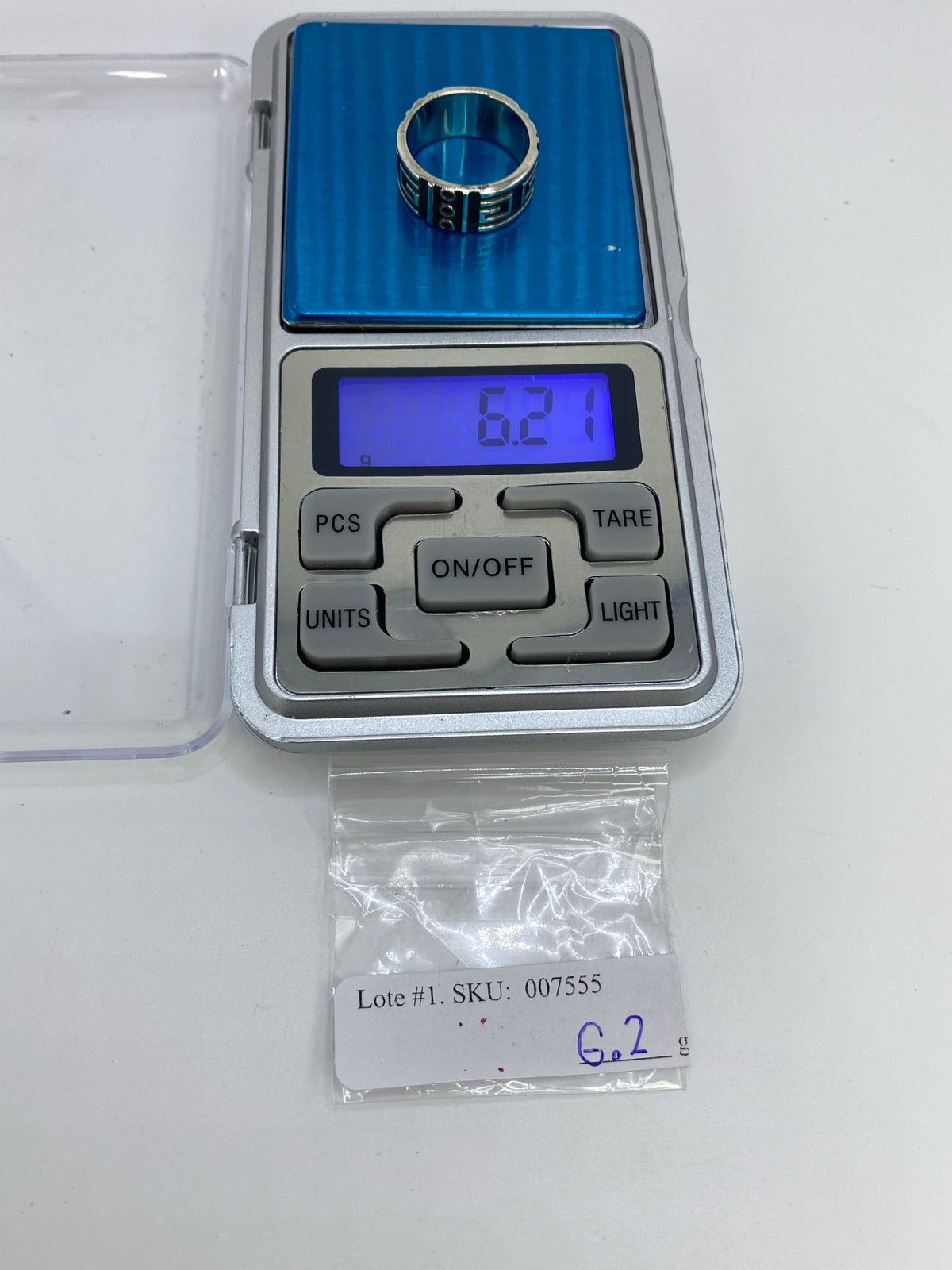 Anillo de Plata Repujado Geométrico — Taxco 925 — foto 6