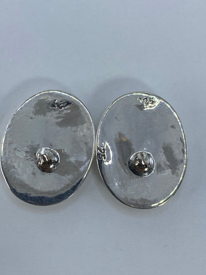 Aretes de Plata con Ópalo de Fuego — Taxco 925 — foto 5