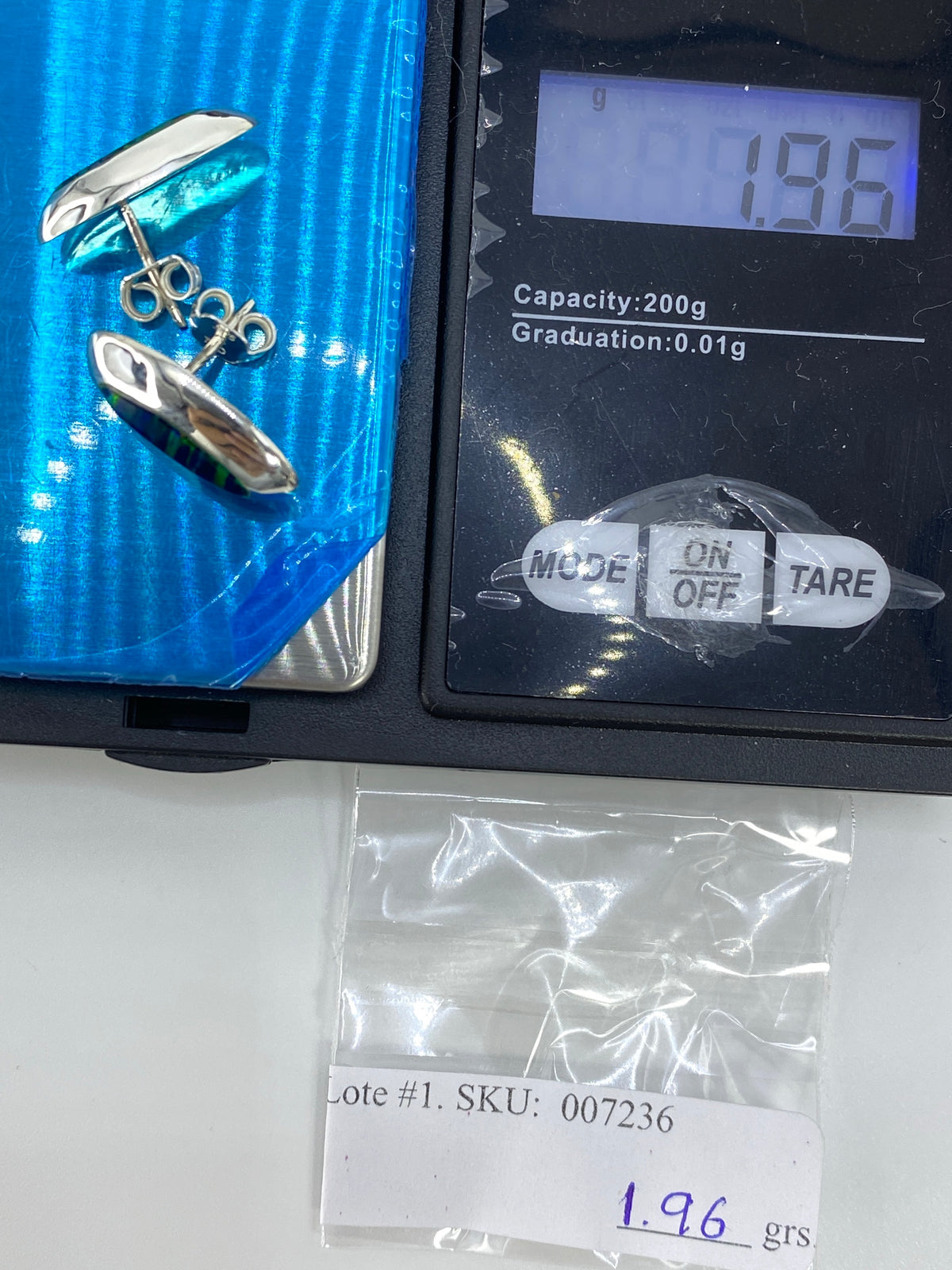 Aretes de Plata con Ópalo de Fuego Verde — Taxco 925 — foto 6