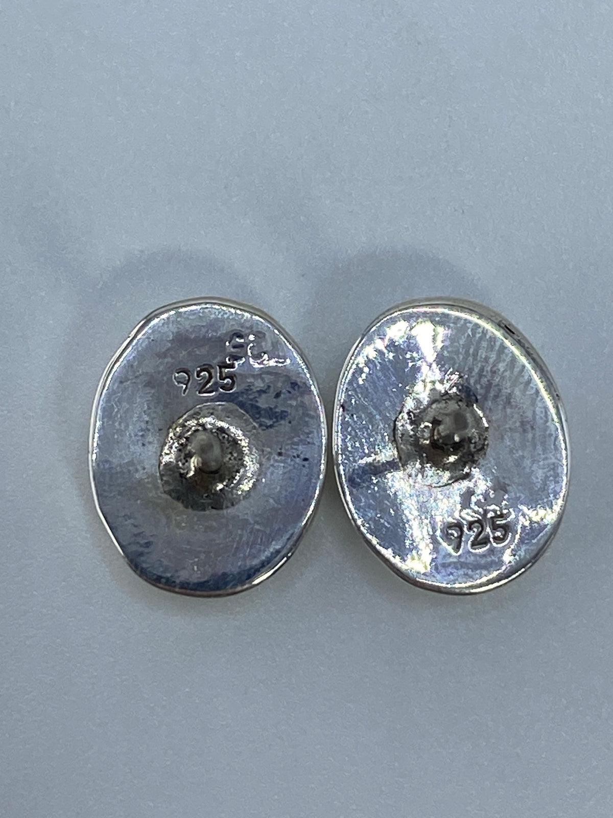 Aretes de Plata con Ópalo de Fuego Verde — Taxco 925 — foto 5