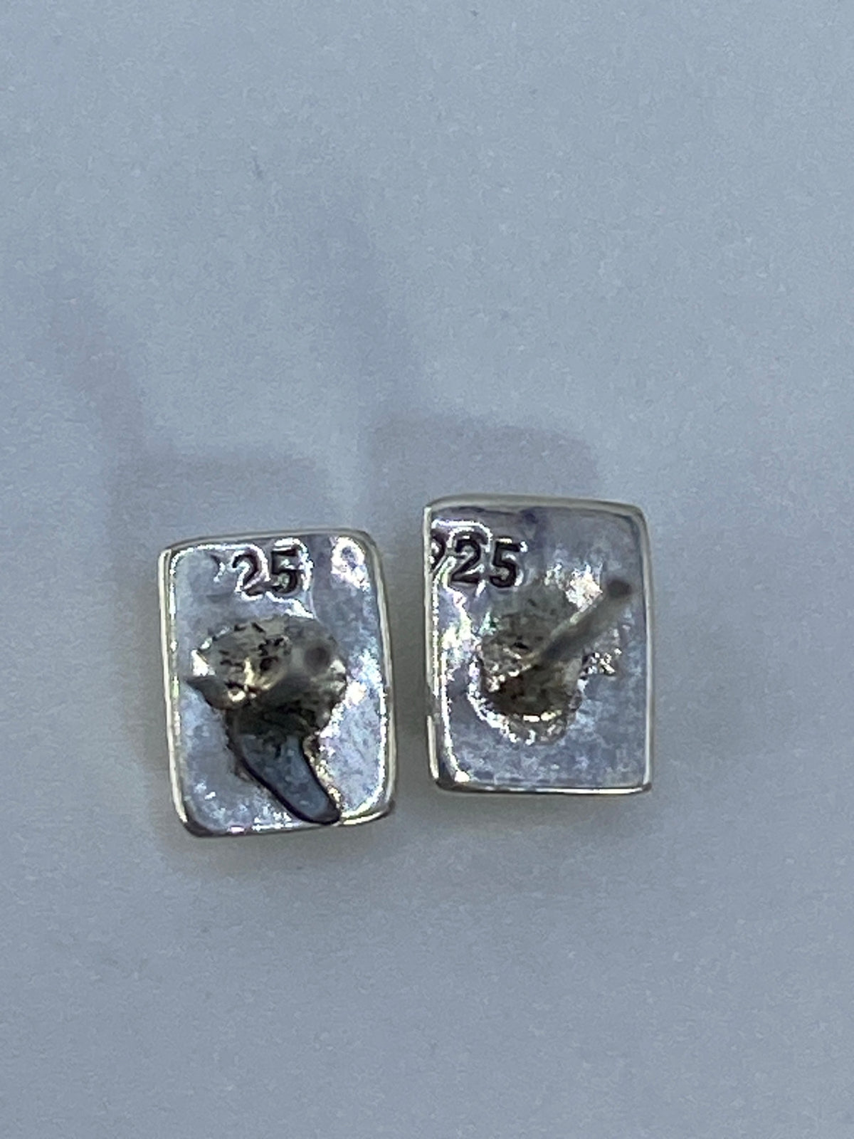 Aretes de Plata Ópalo de Fuego Multicolor — Taxco 925 — foto 5