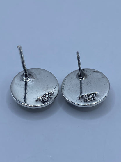 Aretes de Plata con Ópalo de Fuego — Taxco 950 — foto 5