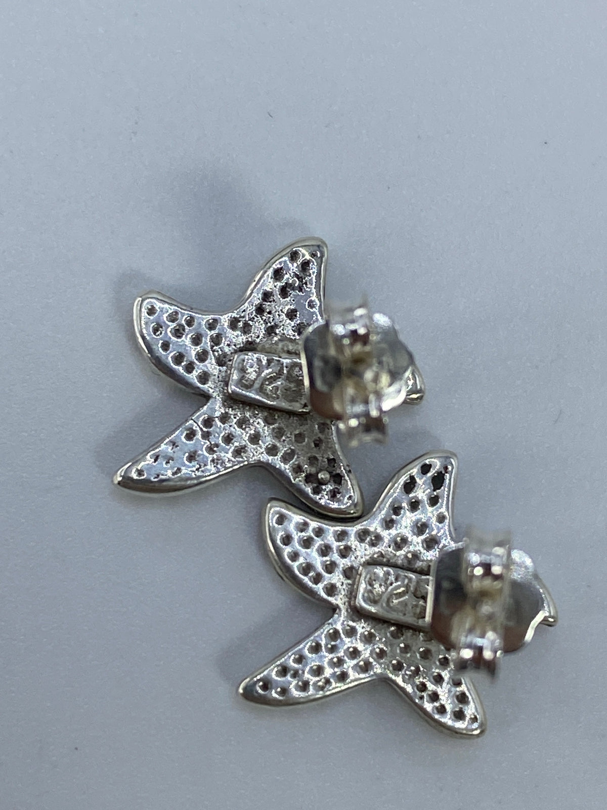 Aretes de Plata Estrella Marina con Ópalo de Fuego — Taxco — foto 5