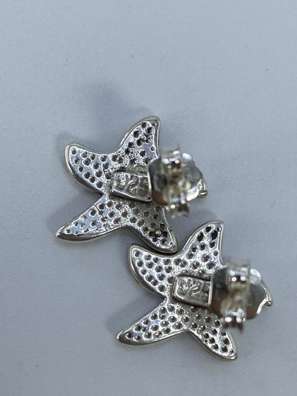 Aretes de Plata Estrella Marina con Ópalo de Fuego — Taxco — foto 5