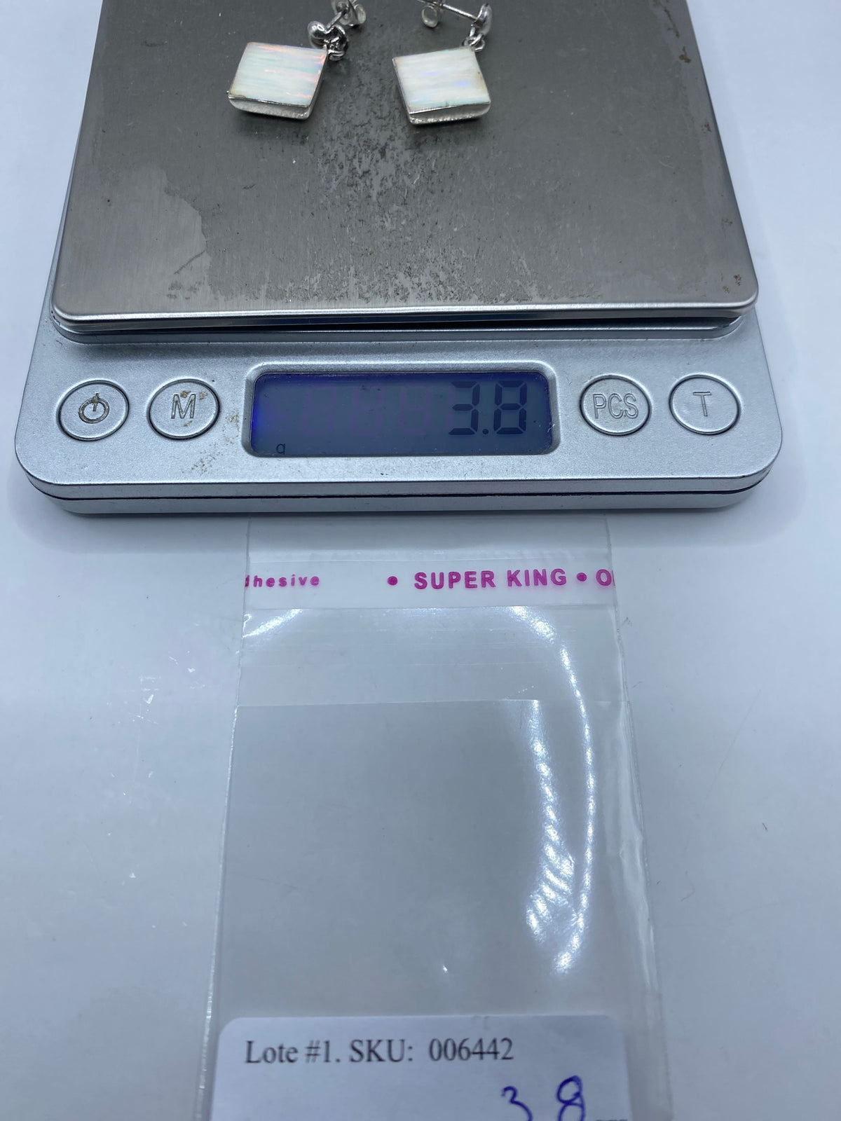 Aretes Plata Ópalo de Fuego — Taxco 925 — foto 6