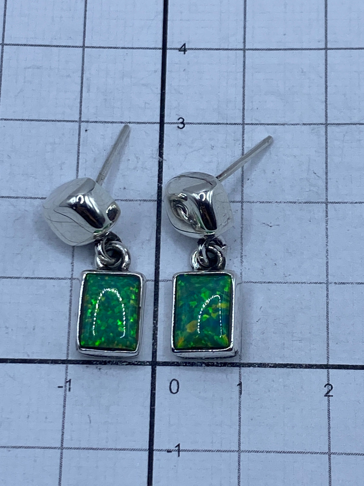 Aretes con certificado de autenticidad MEXICO 950 grabado en la parte trasera