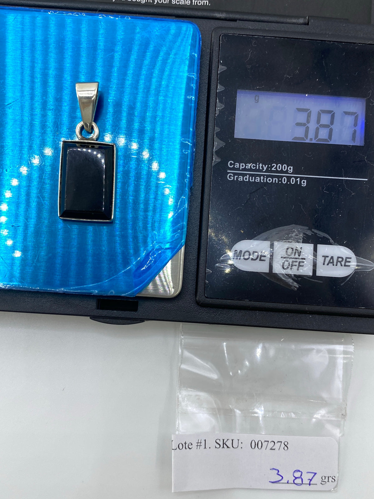 Dije de Plata 950 con Piedra Negra — Taxco — foto 6