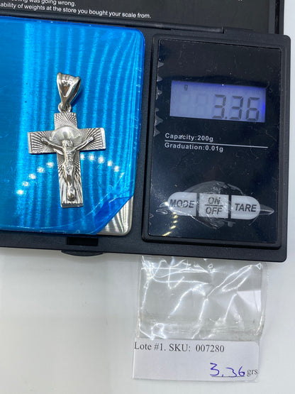 Dije Plata Cartoneado Cristo Radiante — Taxco 925 — foto 6