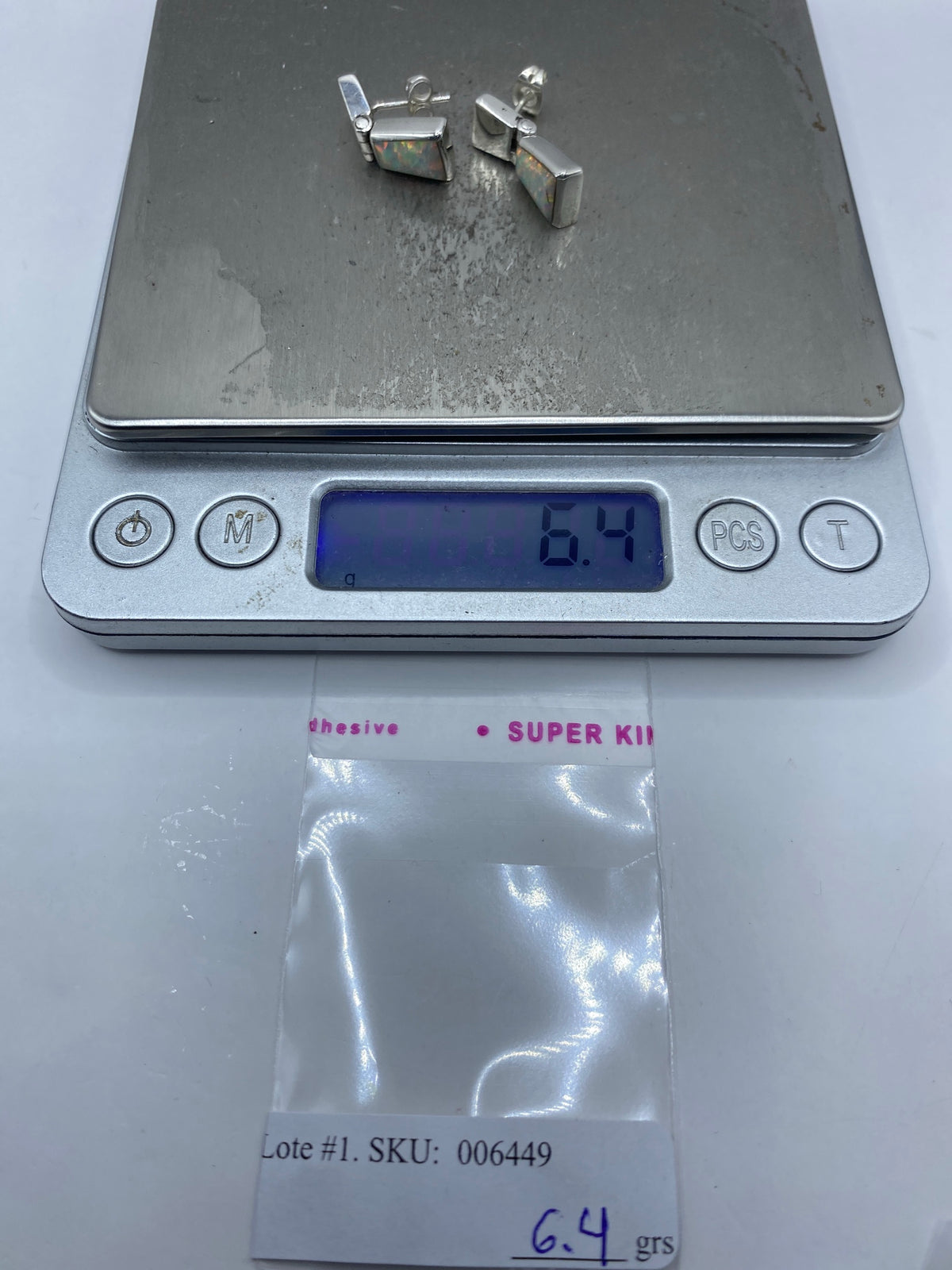 Aretes Ópalo de Fuego Plata 950 — Taxco — foto 6