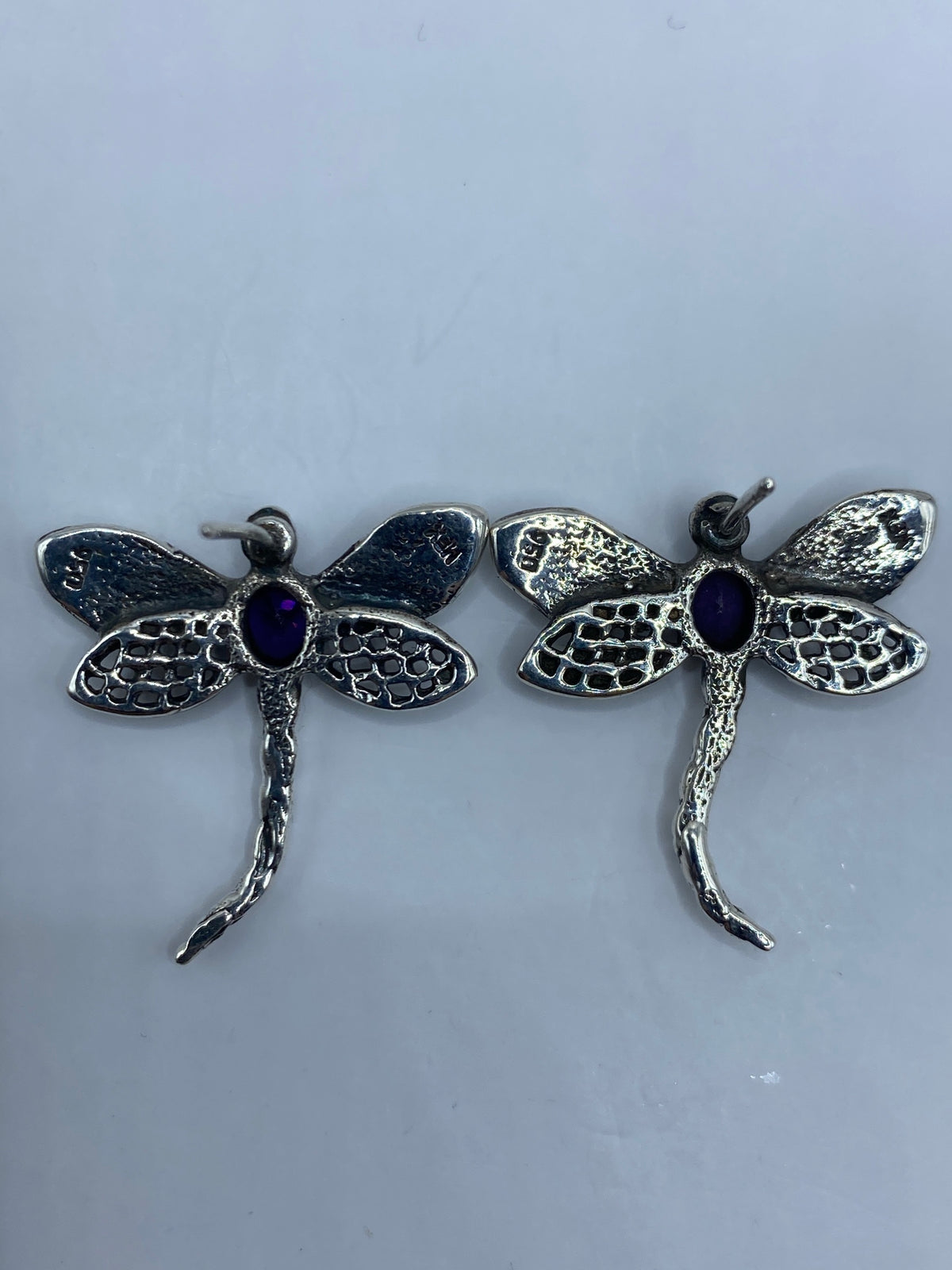 Aretes de Plata Libélula Ópalo de Fuego — Taxco 950 — foto 5
