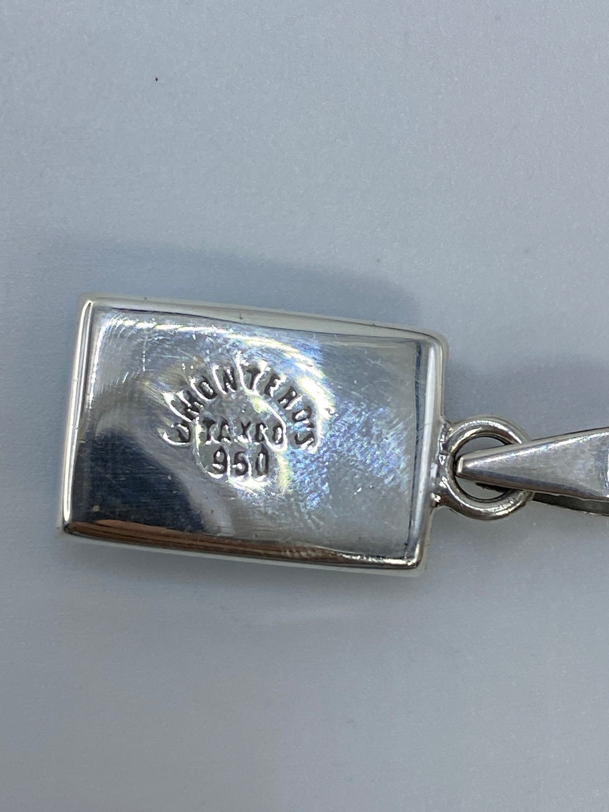 Dije de Plata con Turquesa Azul — Taxco 950 — foto 5