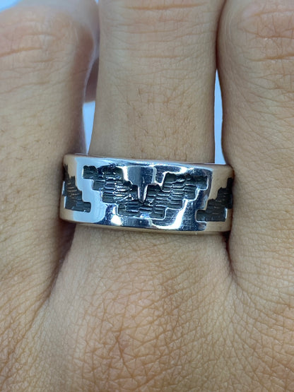 Anillo de Plata Repujado Minimalista — Taxco 925 — foto 5