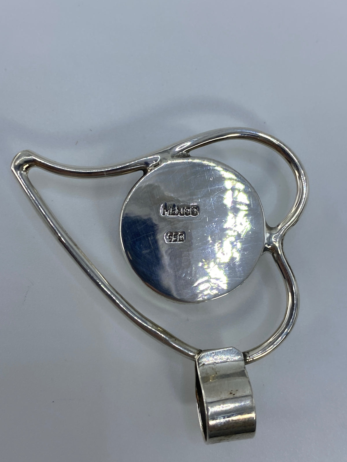 Dije Corazón de Plata 950 con Perla Blanca — Taxco — foto 5