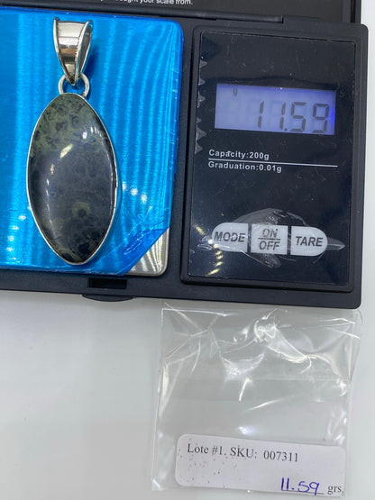 Dije de Plata con Piedra Multicolor — Taxco 925 — foto 6