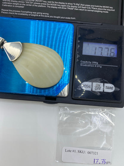 Dije de Plata 950 con Piedra Blanca — Taxco — foto 6