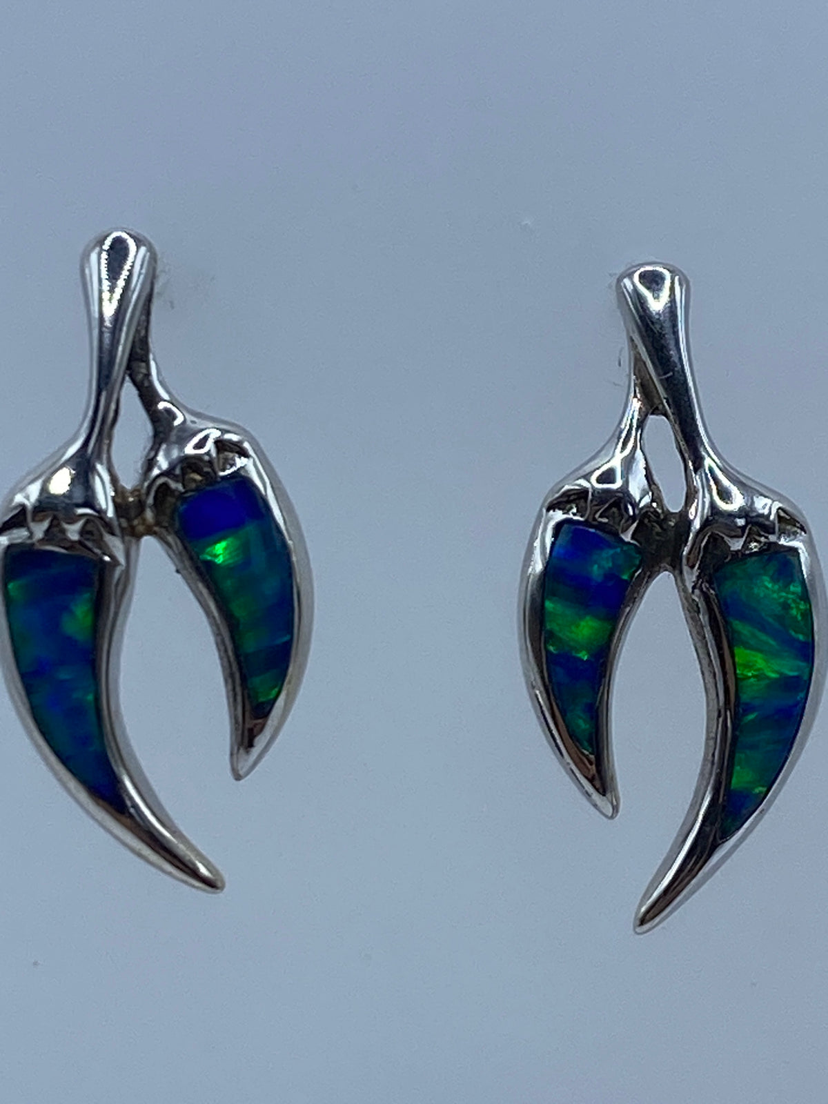 Aretes en medidor de centímetros — largo 2.1 cm