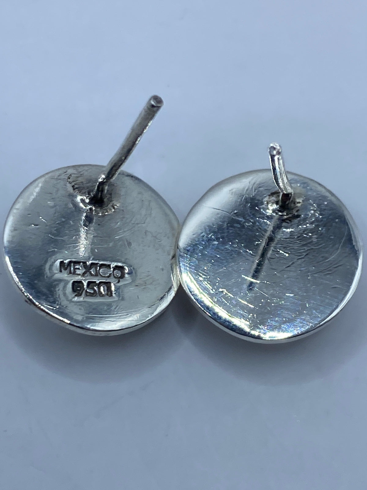 Aretes de Plata con Ópalo de Fuego Verde — Taxco 950 — foto 5