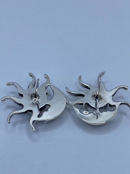 Aretes de Plata 925 con Ópalo de Fuego — Taxco — foto 5