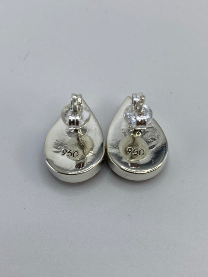 Aretes de Plata con Coral Rojo — Taxco 925 — foto 5