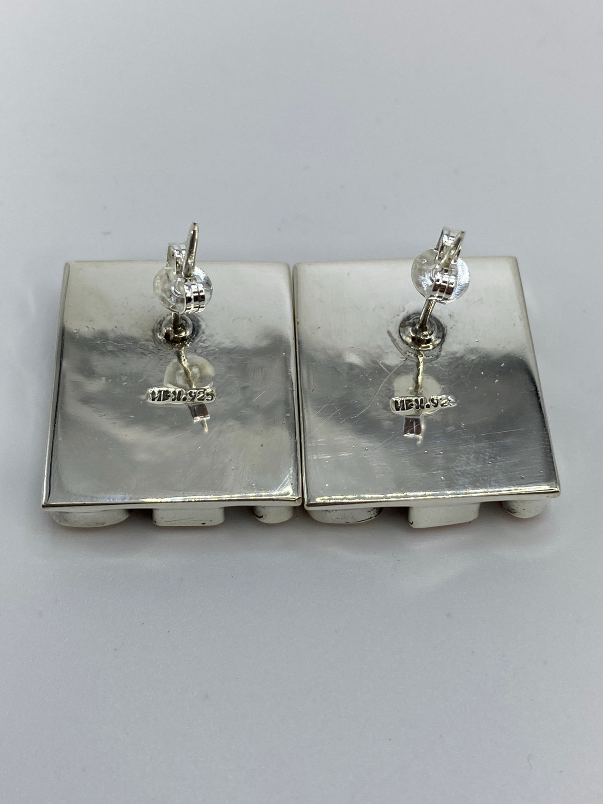 Aretes de Plata con Coral Rosa — Taxco 925 — foto 5