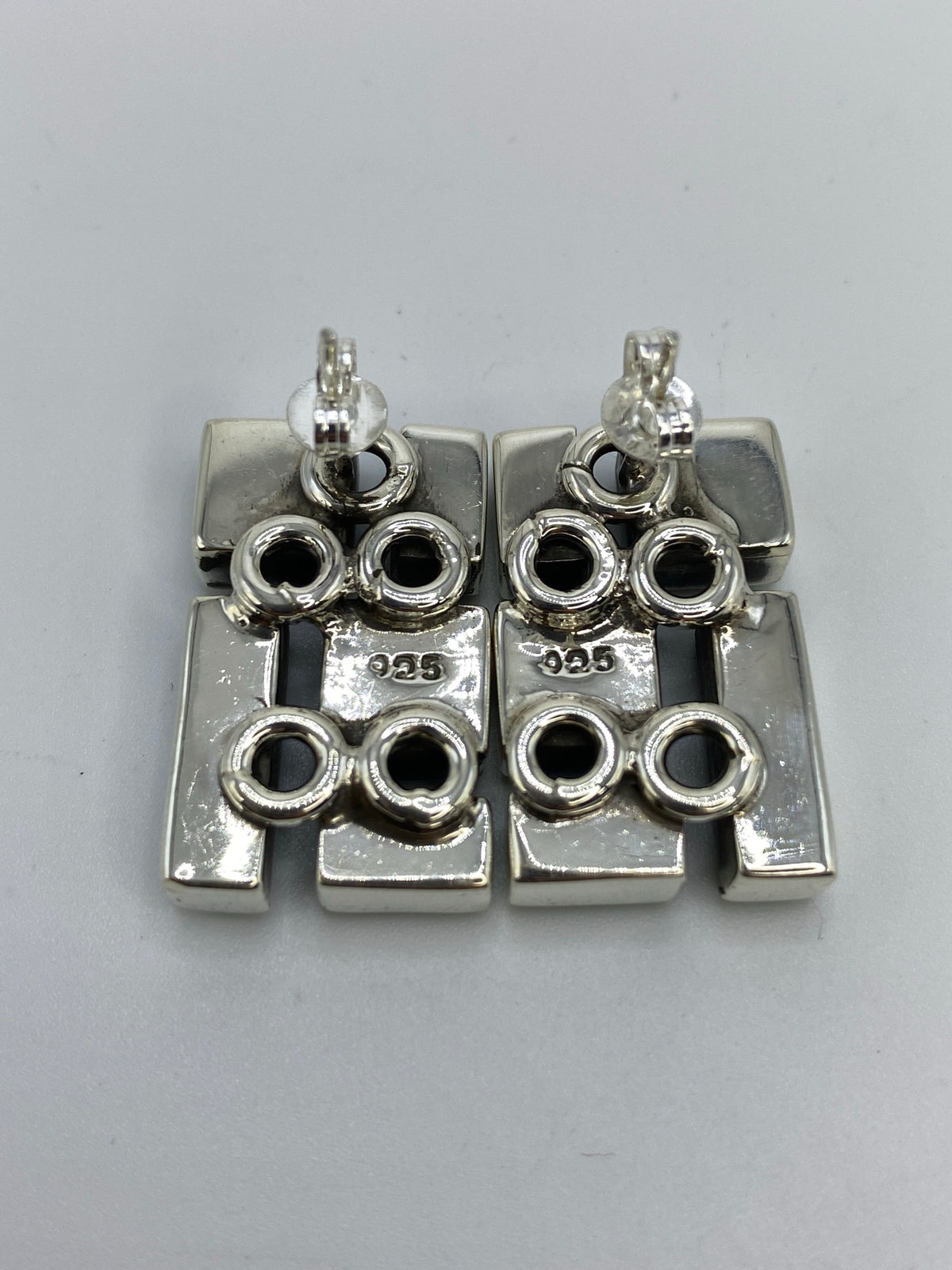 Aretes de Plata con Turquesa Azul Cielo — Taxco 925 — foto 5