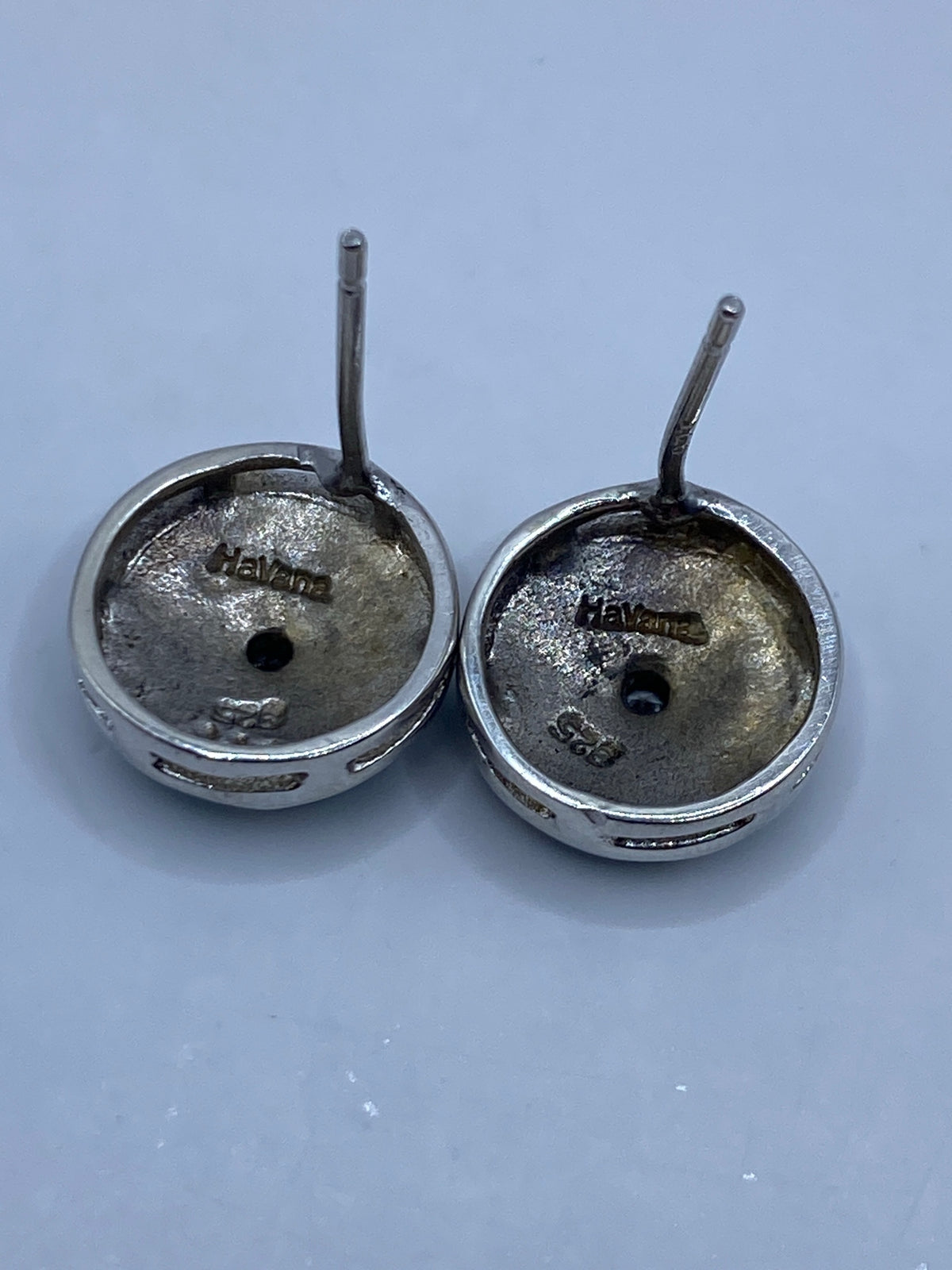 Aretes de Plata Ópalo de Fuego Azul — Taxco 925 — foto 5
