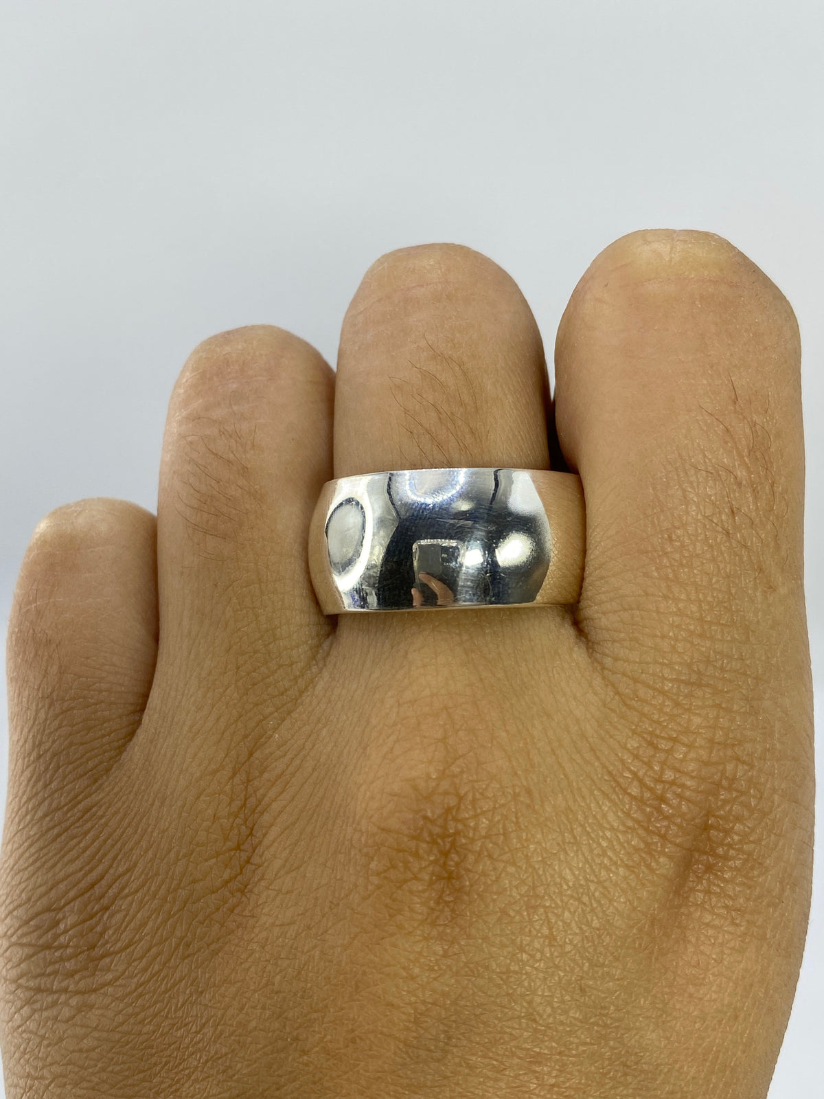 Anillo de Plata Pulido Ancho — Taxco 925 — foto 5