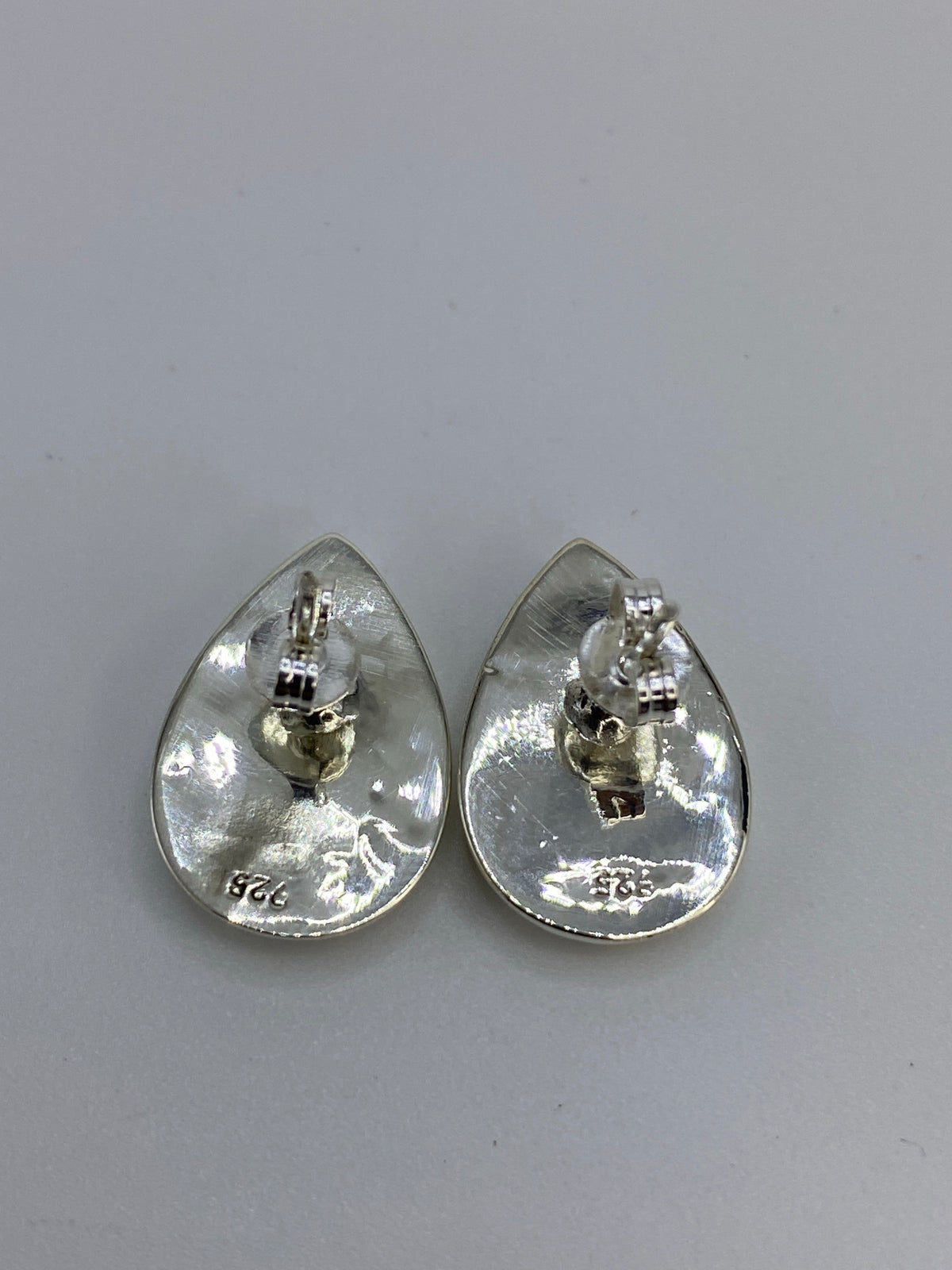 Aretes Plata Ópalo de Fuego Azul — Taxco 925 — foto 5