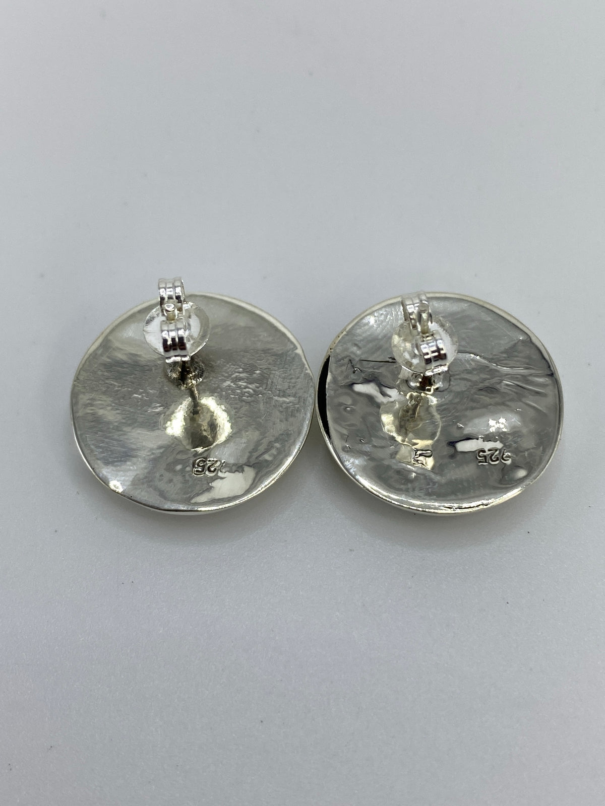 Aretes de Plata con Ópalo de Fuego — Taxco 925 — foto 5