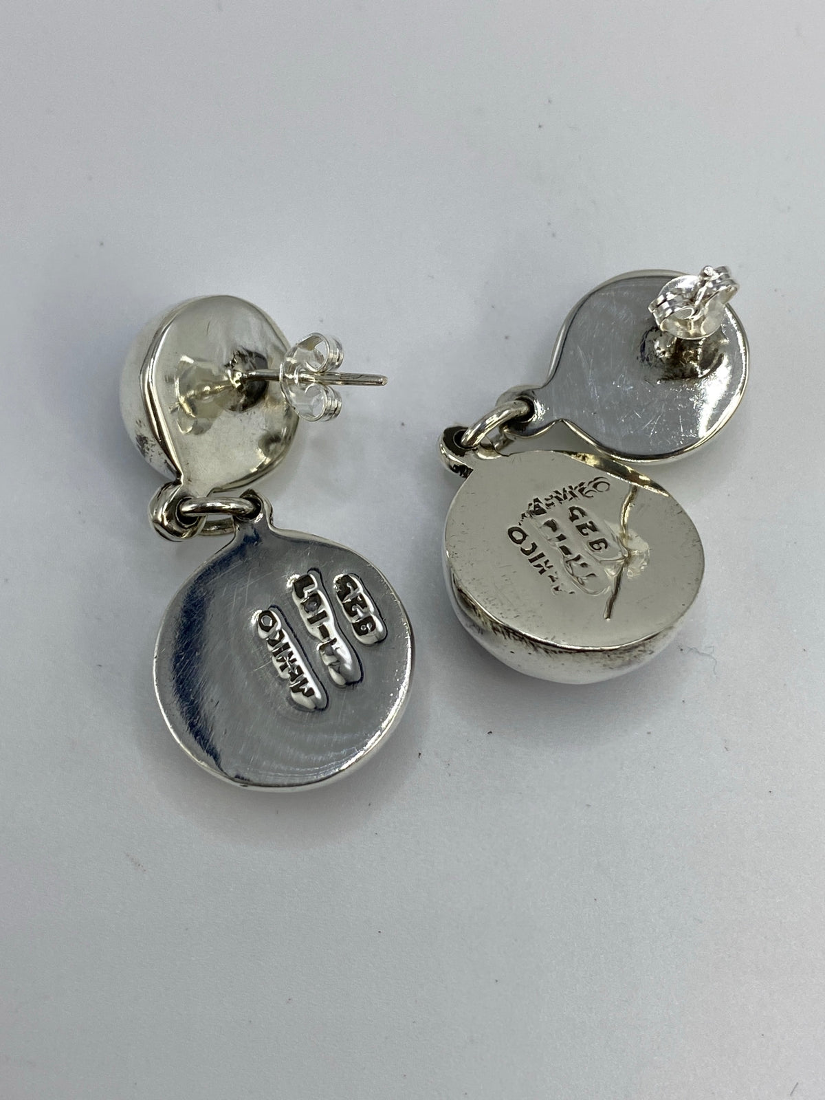 Aretes de Plata con Malaquita Verde — Taxco 925 — foto 5