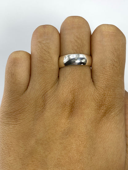 Anillo de Plata 925 Pulido — Banda Lisa Taxco — foto 5