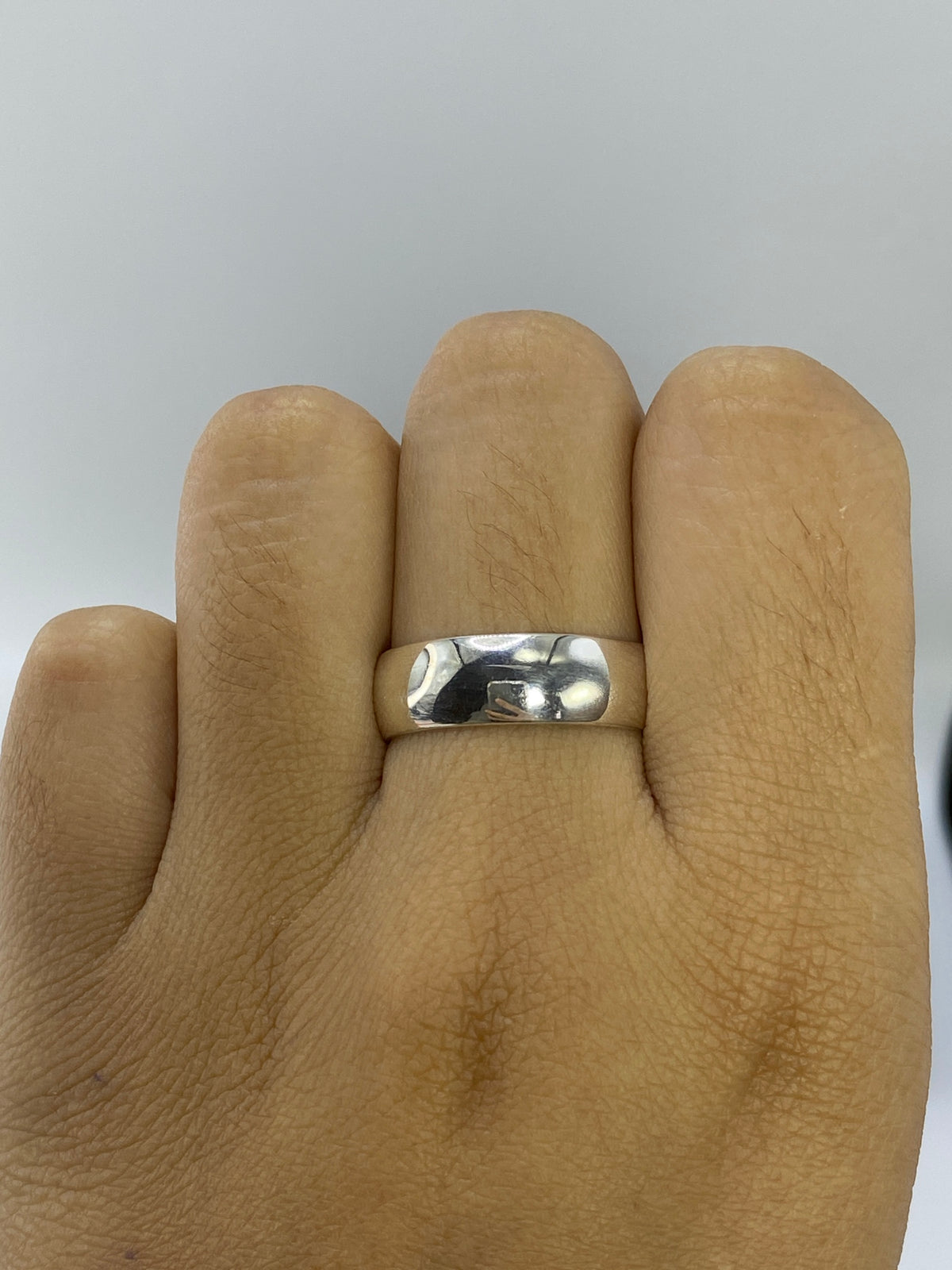 Anillo de Plata 925 Pulido Banda Minimalista — Taxco — foto 5
