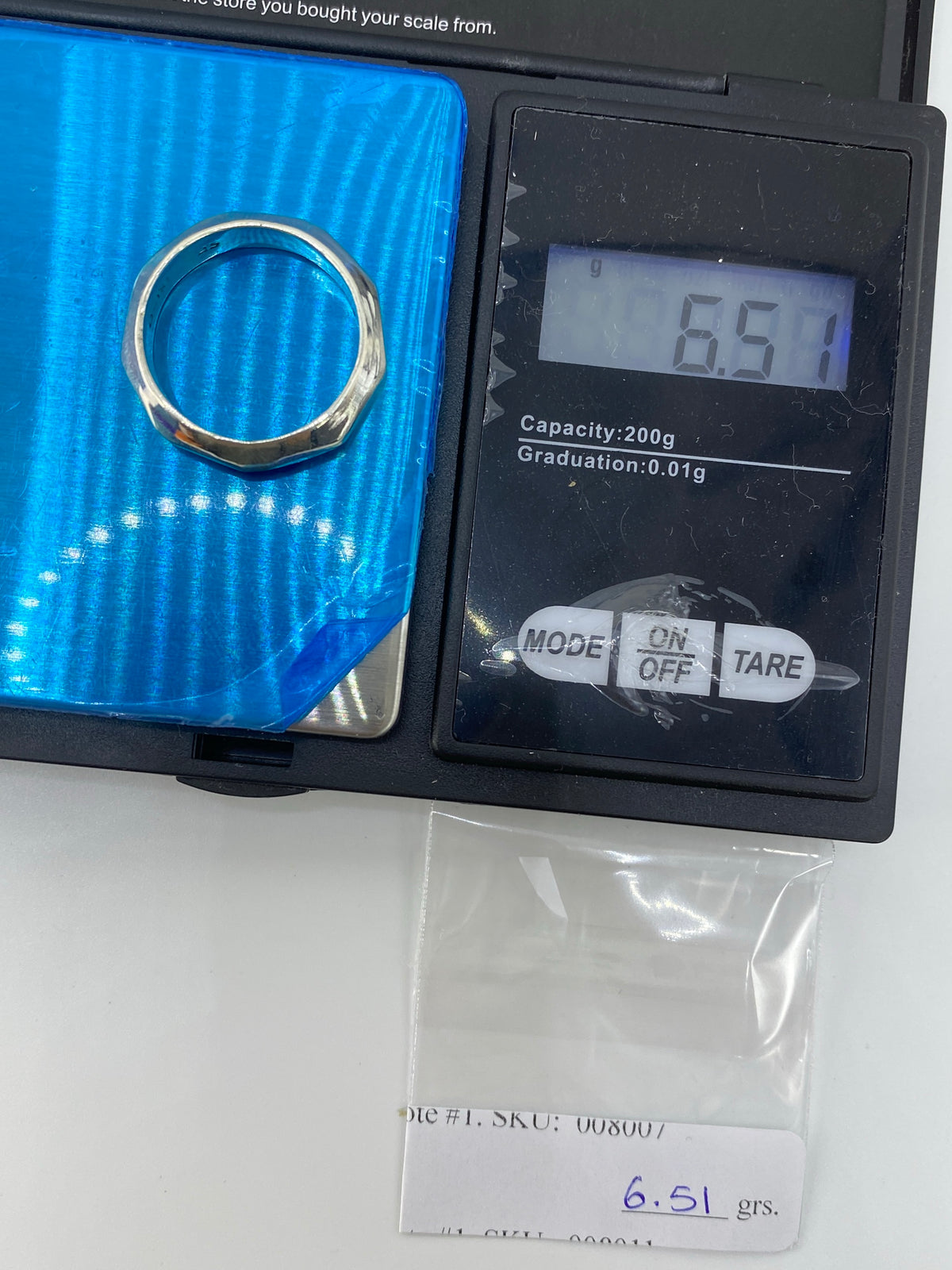 Anillo Geométrico de Plata 925 — Minimalista Unisex — foto 6