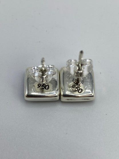 Aretes de Plata 950 con Ónix Negro — Taxco — foto 5
