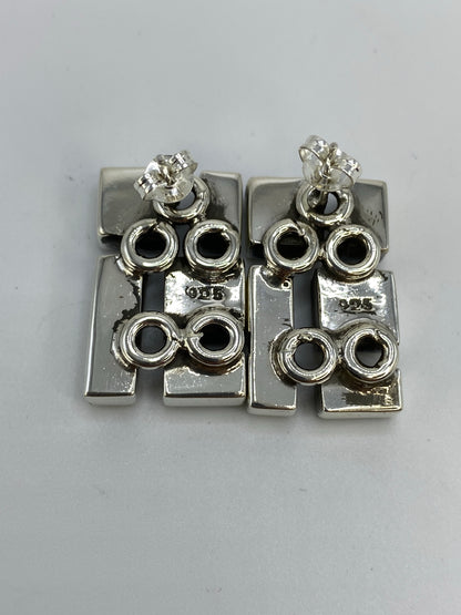 Aretes de Plata Coral y Lapislázuli — Taxco 925 — foto 5