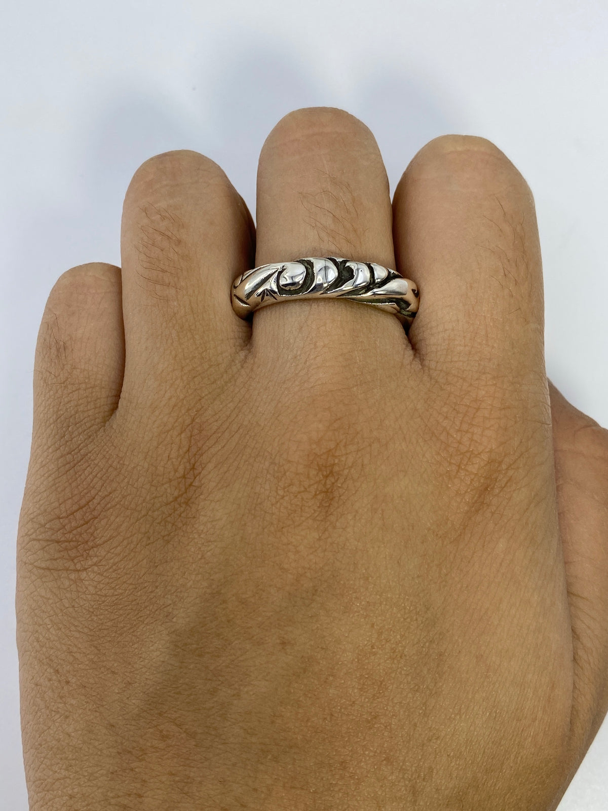 Anillo de Plata Geométrico Étnico — Taxco 925 — foto 5